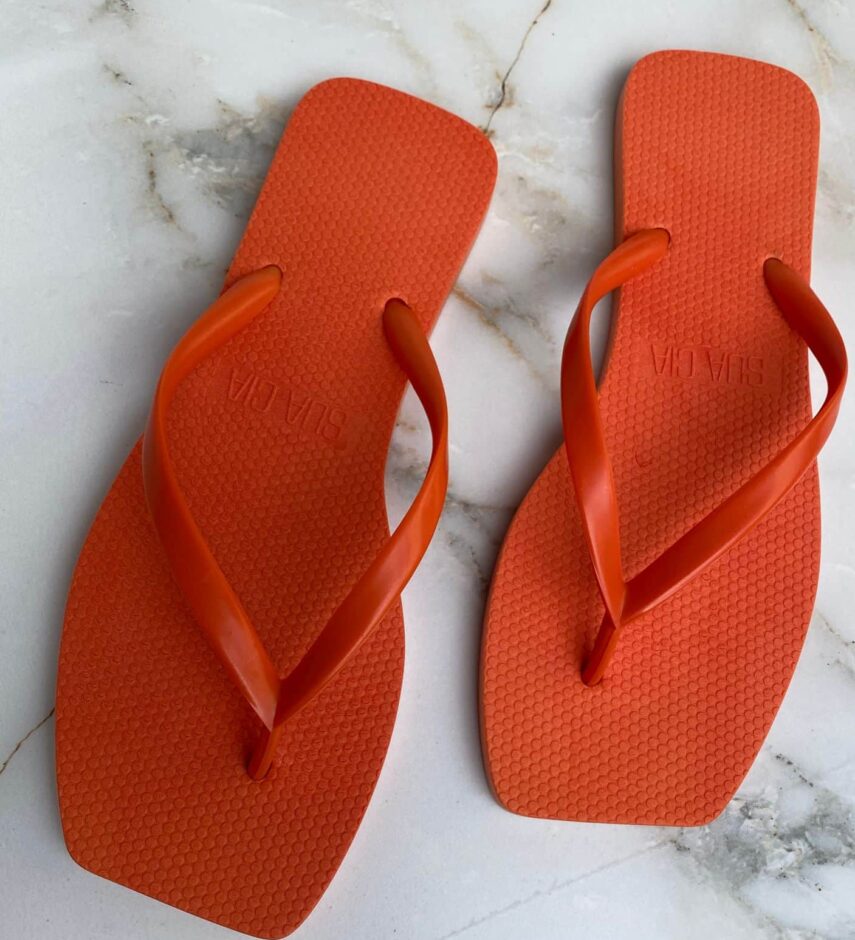 Chinelo Laranja - Fernanda Ramos Store