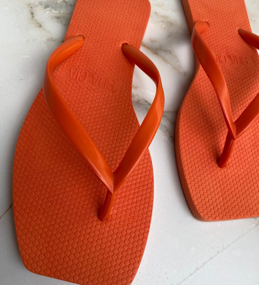 Chinelo Laranja - Fernanda Ramos Store