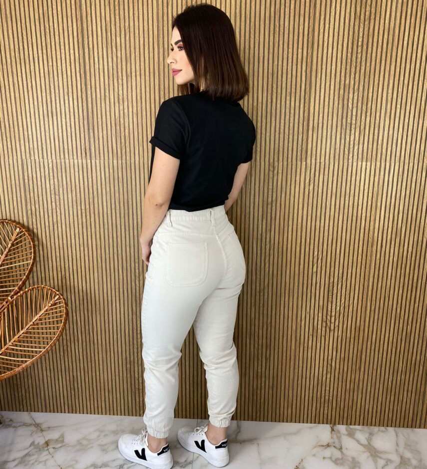 T-shirt Manga Curta Ursinho It Girl Preta - Fernanda Ramos Store