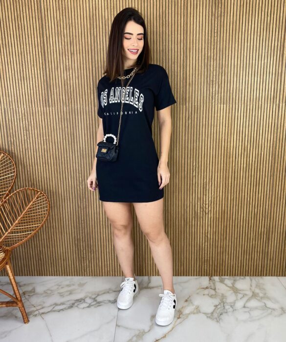 fernandaramosstore com br vestido camisetao preto estampa los angeles