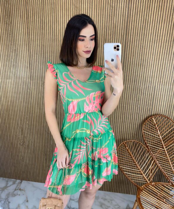 fernandaramosstore com br vestido curto sem bojo manga curta verde escuro perola 8