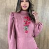 fernandaramosstore com br vestido curto sem bojo manga longa com detalhe rose 2