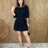 fernandaramosstore com br vestido curto sem bojo preto com amarracao 3