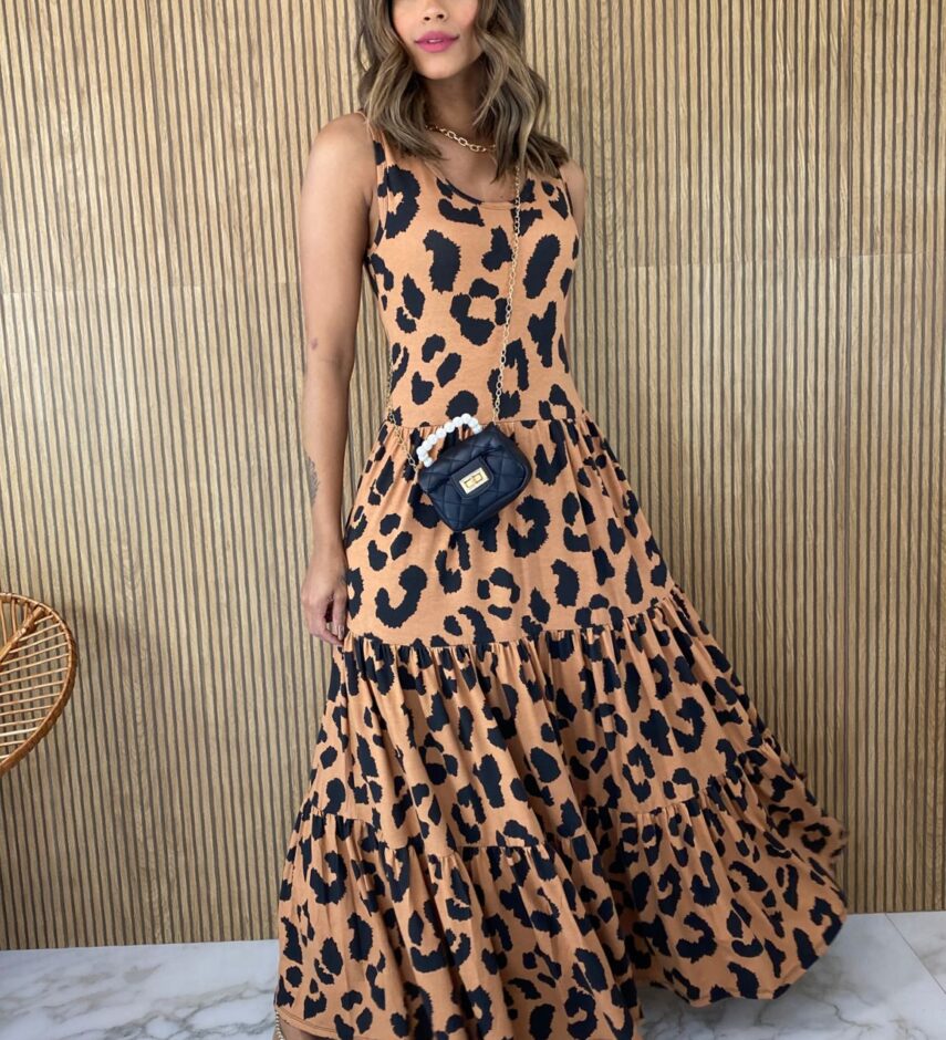 fernandaramosstore com br vestido longo animal print sem bojo camadas