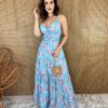 fernandaramosstore com br vestido longo com bojo alca regulavel estampa floral fundo azul