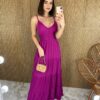 fernandaramosstore com br vestido longo com bojo viscolinho alca regulavel fucsia 4