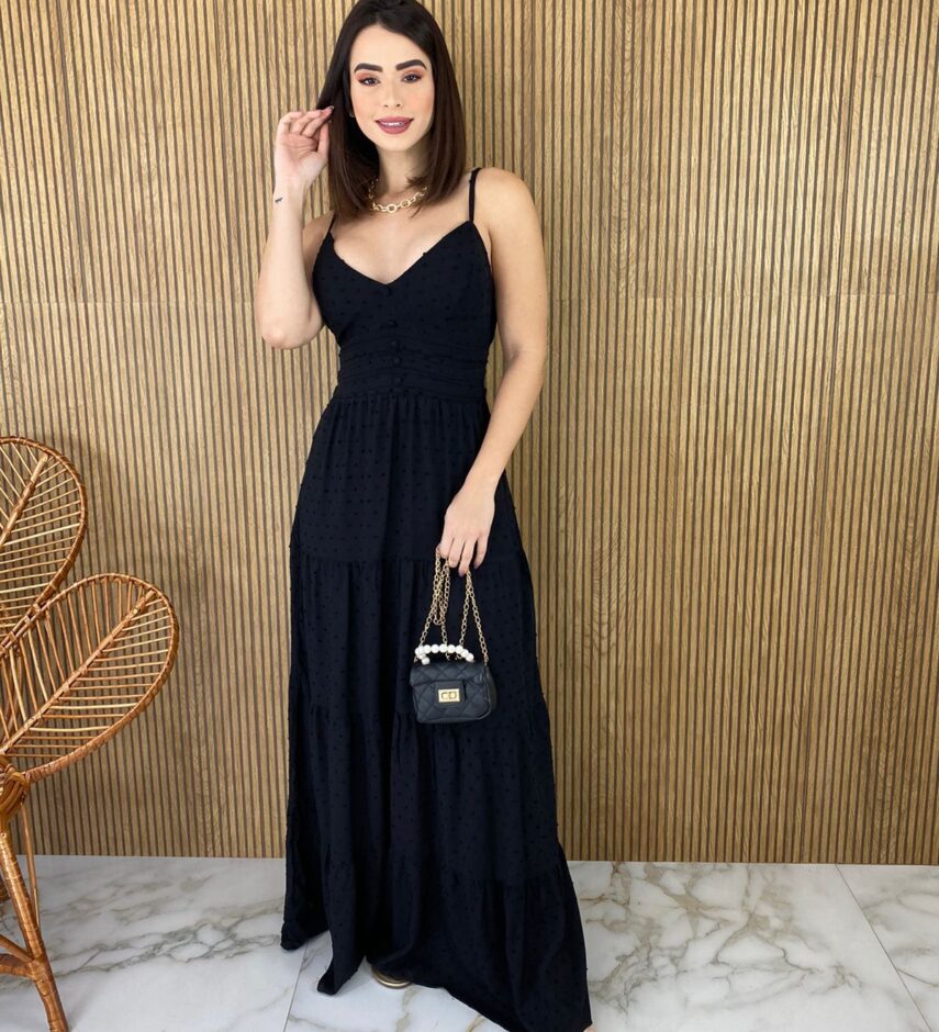 fernandaramosstore com br vestido longo com bojo viscolinho alca regulavel preta 2