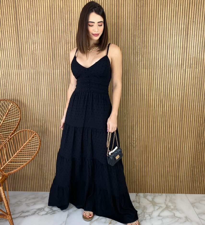 fernandaramosstore com br vestido longo com bojo viscolinho alca regulavel preta 4