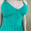 fernandaramosstore com br vestido longo com bojo viscolinho alca regulavel verde 2