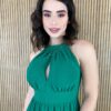 fernandaramosstore com br vestido longo com bojo viscolinho verde 2