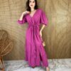 fernandaramosstore com br vestido longo sem bojo com amarracao manga 34 fucsia 1