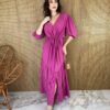 fernandaramosstore com br vestido longo sem bojo com amarracao manga 34 fucsia 2