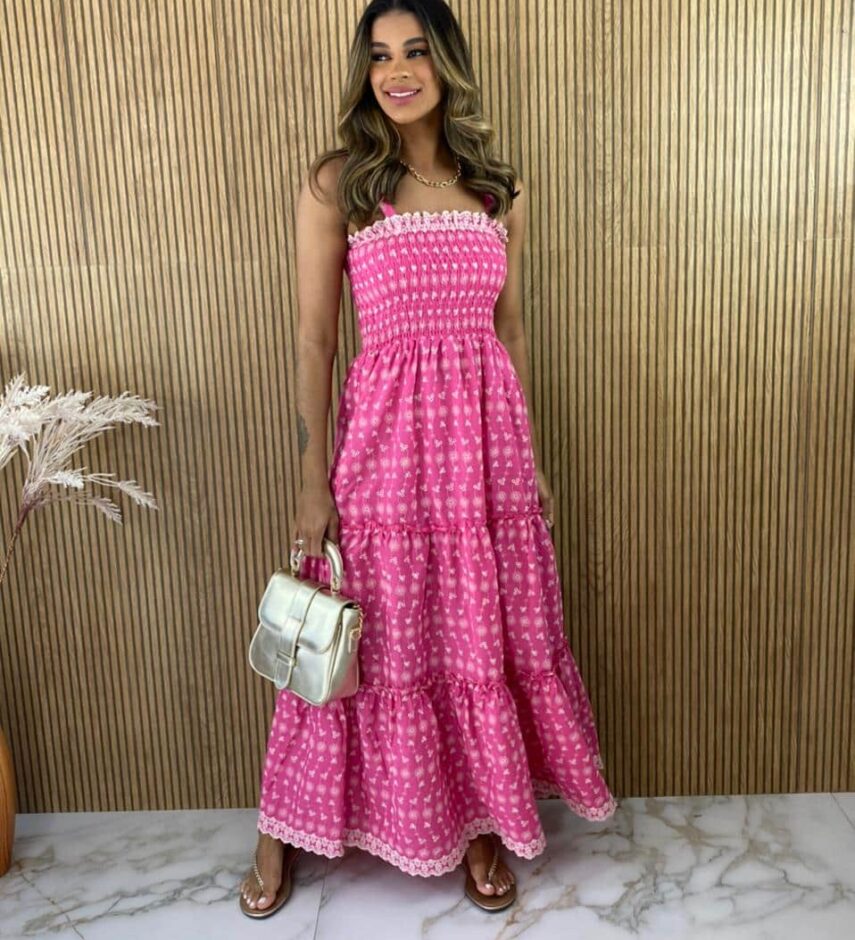fernandaramosstore com br vestido longo sem bojo laise detalhe em lastex estampado pink