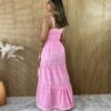 fernandaramosstore com br vestido longo sem bojo laise detalhe em lastex estampado rosa 1