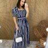 fernandaramosstore com br vestido longo sem bojo listrado azul marinhomanga bufante