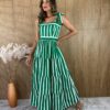 fernandaramosstore com br vestido longo sem bojo listrado verde amarracao na alca