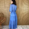 fernandaramosstore com br vestido longo sem bojo manga 34 pipoquinha azul