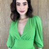 fernandaramosstore com br vestido longo sem bojo manga 34 pipoquinha verde 2