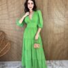 fernandaramosstore com br vestido longo sem bojo manga 34 pipoquinha verde 3