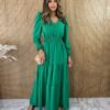 fernandaramosstore com br vestido longo sem bojo manga longa botoes verde bandeira 5