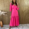 fernandaramosstore com br vestido longo sem bojo manga longa com abertura na perna pink 3