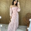 fernandaramosstore com br vestido longo sem bojo manga longa com lastex rosa