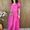 fernandaramosstore com br vestido longo sem bojo pink manga bufante 1