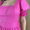 fernandaramosstore com br vestido longo sem bojo pink manga bufante 3