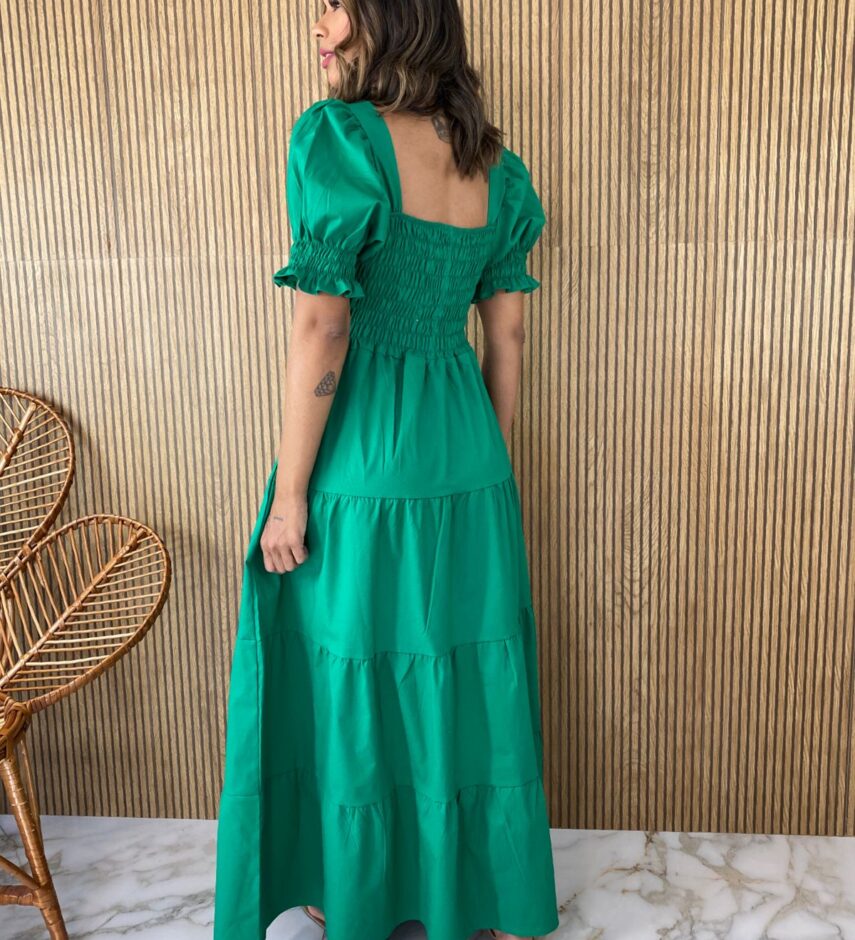 fernandaramosstore com br vestido longo sem bojo verde bandeira manga bufante