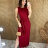 fernandaramosstore com br vestido midi de malha alca grossa com amarracao vermelho 4