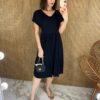 fernandaramosstore com br vestido midi de malha manga curta preto 3