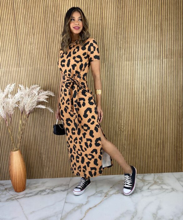 fernandaramosstore com br vestido midi manga curta sem bojo com amarracao animal print 6