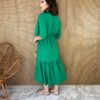 fernandaramosstore com br vestido midi sem bojo elastico na cintura verde 1