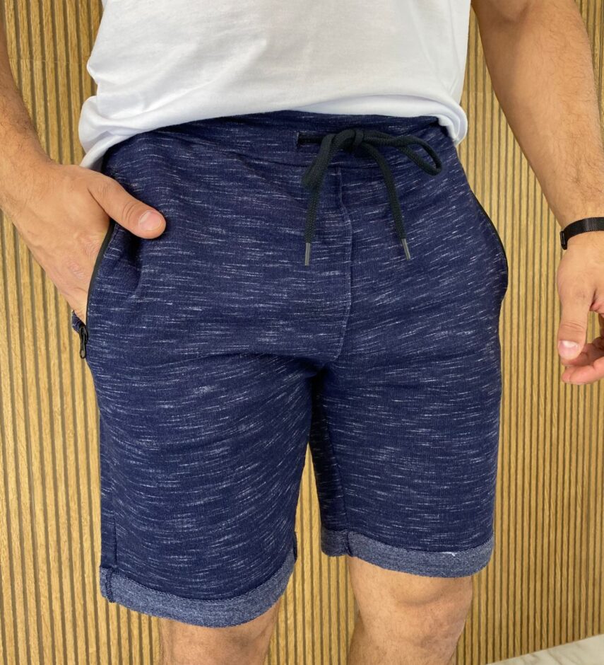 fernandaramosstore com br bermuda masculina moletom com ziper nos bolsos azul 3745 3