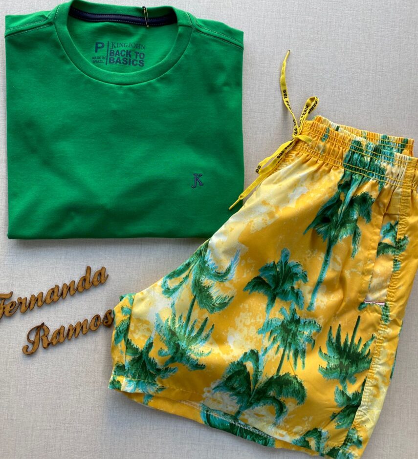 fernandaramosstore com br bermuda masculina tactel estampa coqueiros amarelo 1