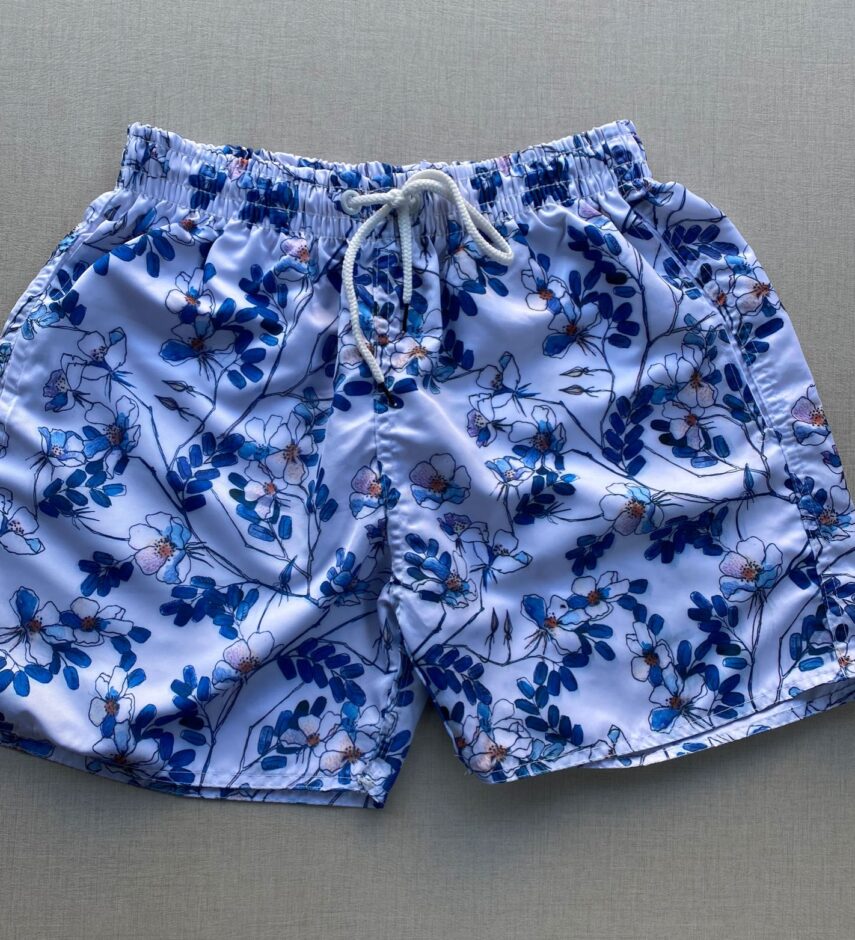 fernandaramosstore com br bermuda masculina tactel estampa floral branco