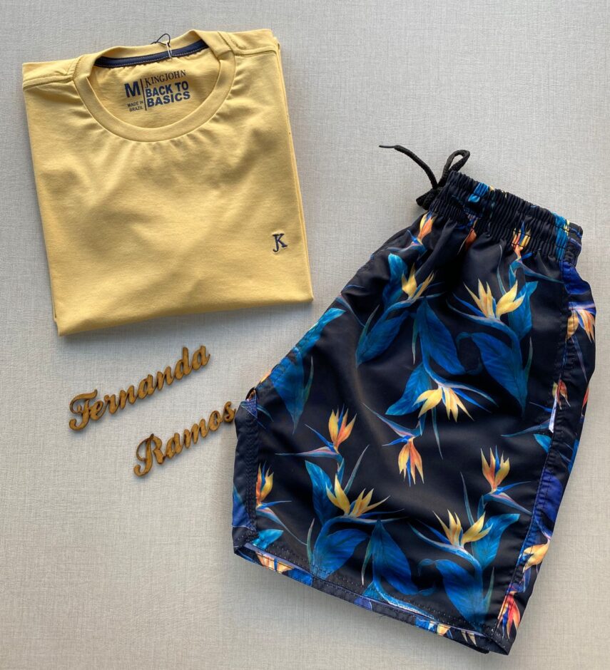 fernandaramosstore com br bermuda masculina tactel estampado preto