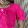 fernandaramosstore com br blusa feminina manga curta tecido pipoquinha pink 4