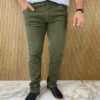 Calça Masculina Sarja Skinny Verde Militar 4338 - Fernanda Ramos Store