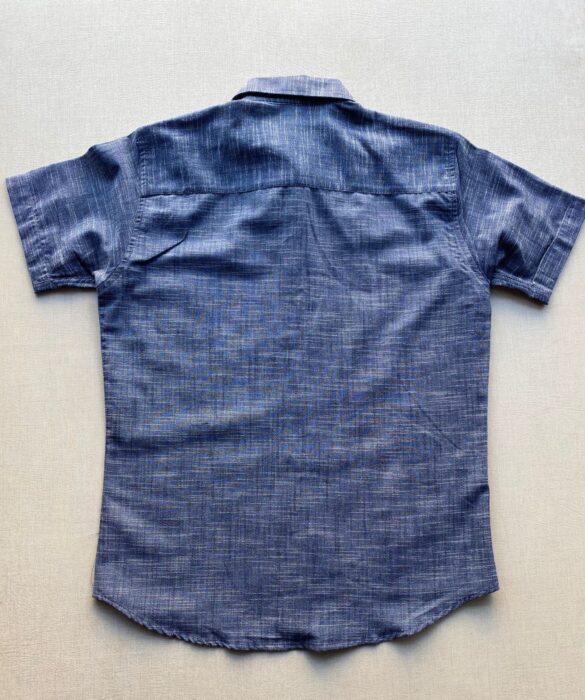 fernandaramosstore com br camisa masculina manga curta casual azul mesclado 4