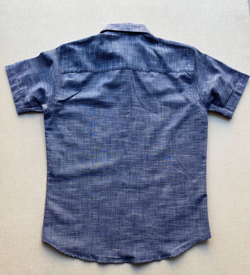 fernandaramosstore com br camisa masculina manga curta casual azul mesclado 4