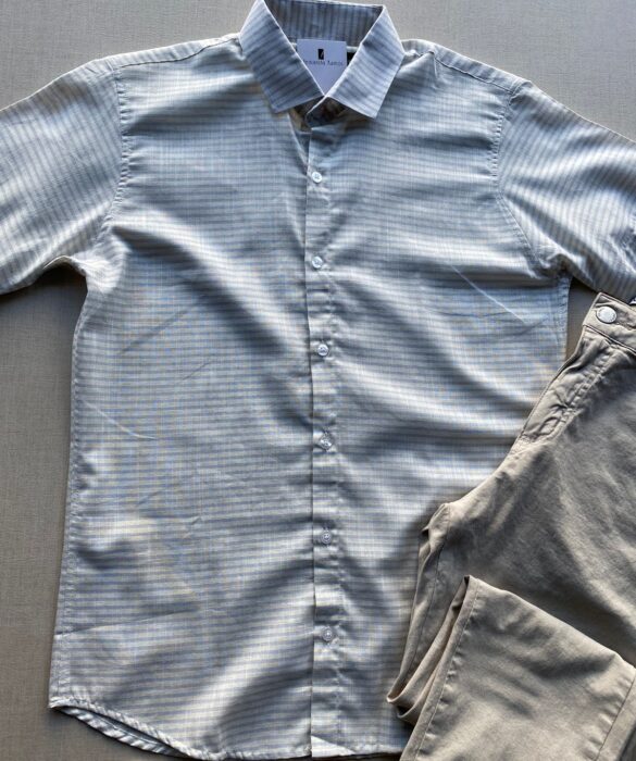 fernandaramosstore com br camisa masculina manga curta casual bege mesclado 1