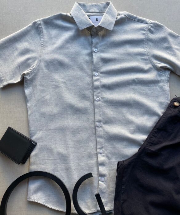 fernandaramosstore com br camisa masculina manga curta casual cru