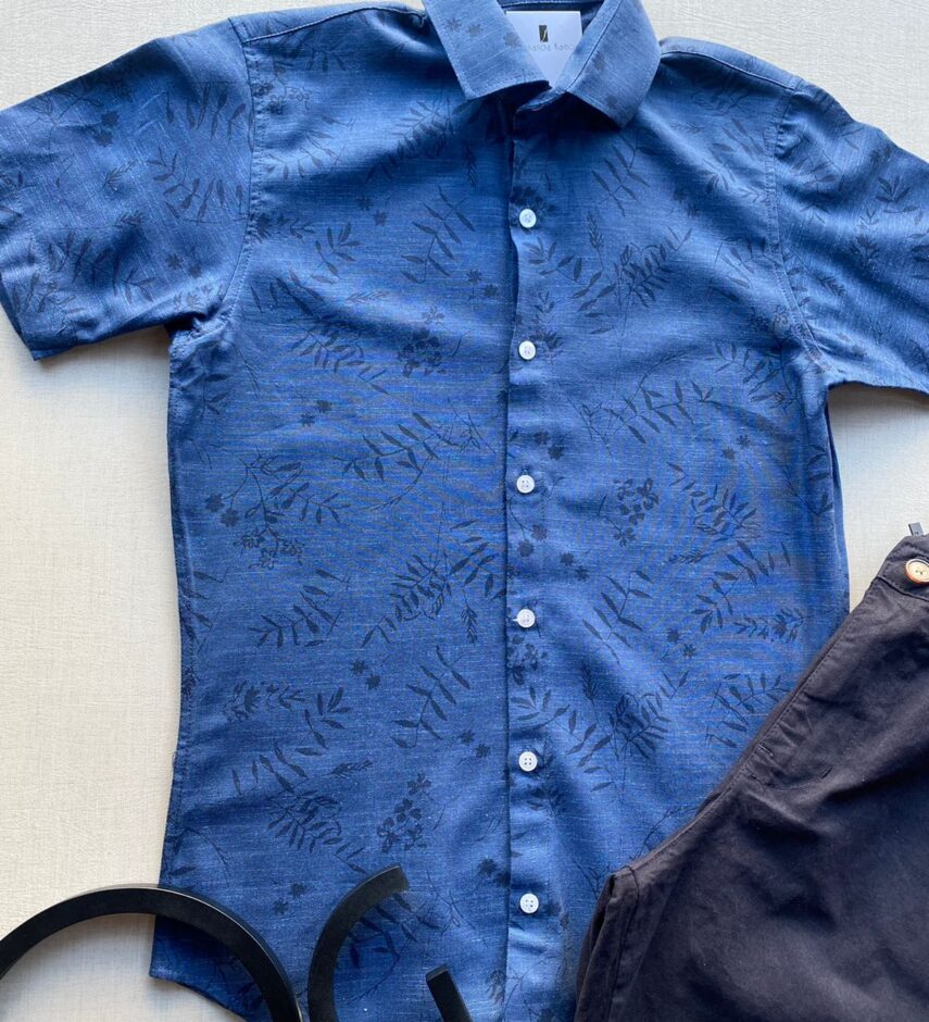 fernandaramosstore com br camisa masculina manga curta casual estampada azul 1