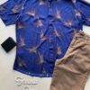 fernandaramosstore com br camisa masculina manga curta estampada fundo azul
