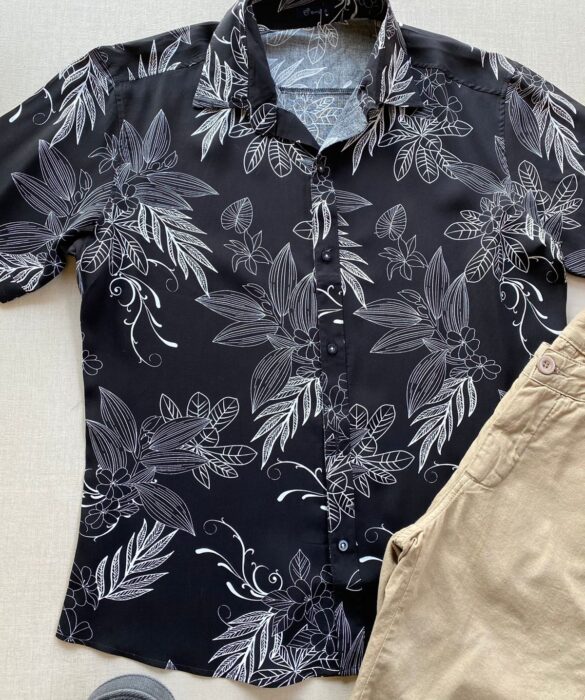 fernandaramosstore com br camisa masculina manga curta estampada fundo preto 1