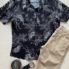 fernandaramosstore com br camisa masculina manga curta estampada fundo preto