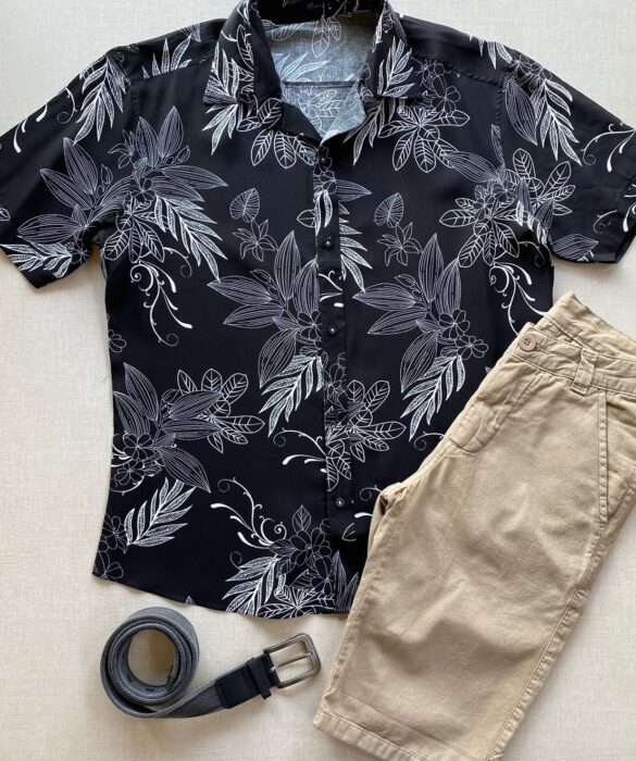 fernandaramosstore com br camisa masculina manga curta estampada fundo preto