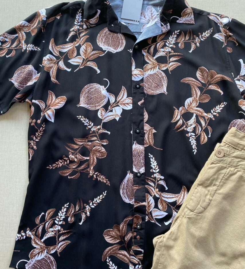 fernandaramosstore com br camisa masculina manga curta estampada preta 1