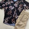 fernandaramosstore com br camisa masculina manga curta estampada preta